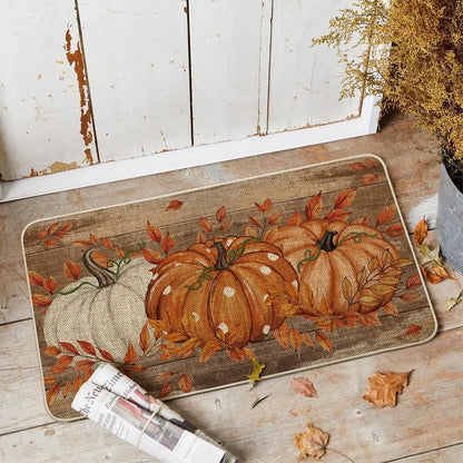 Outdoor Doormat, American-Style Machine-Made Polyester Entrance Mat, Anti-Slip Hallway Rug in Two Sizes - product view 6