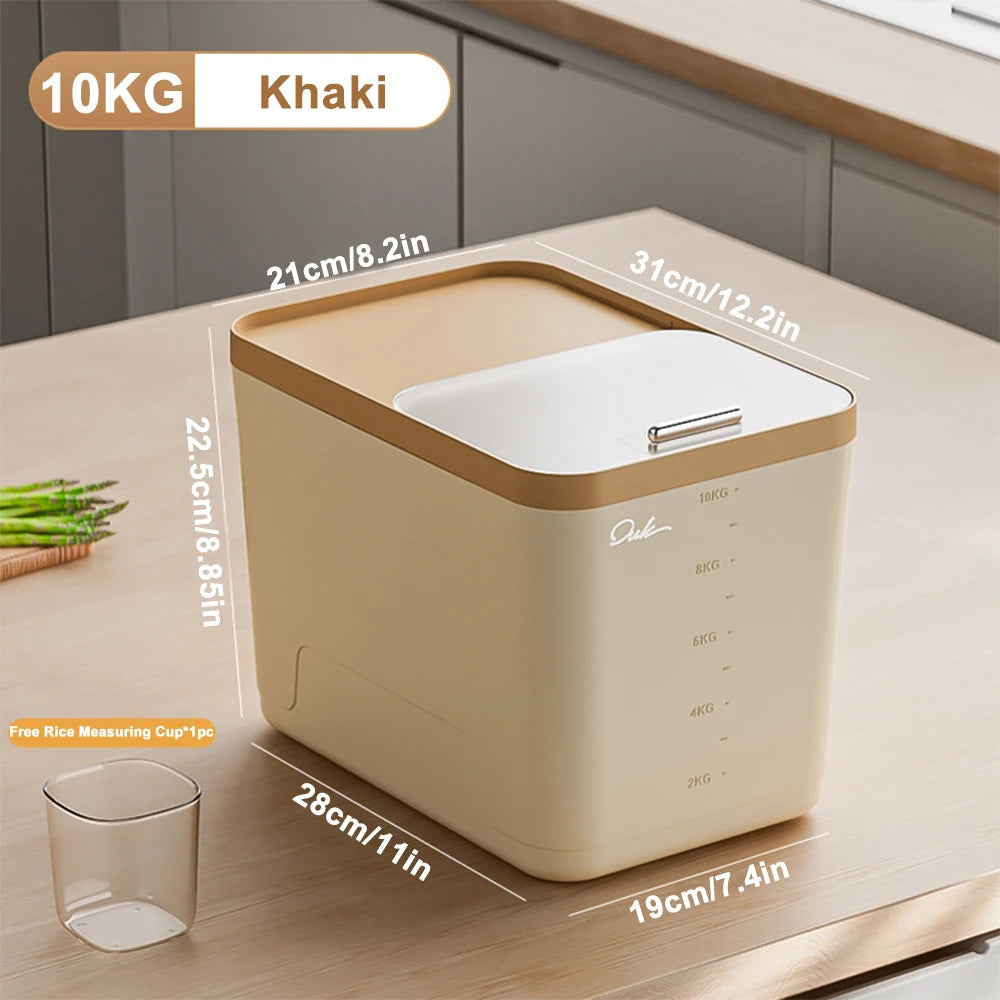 flour storage container - product view 2