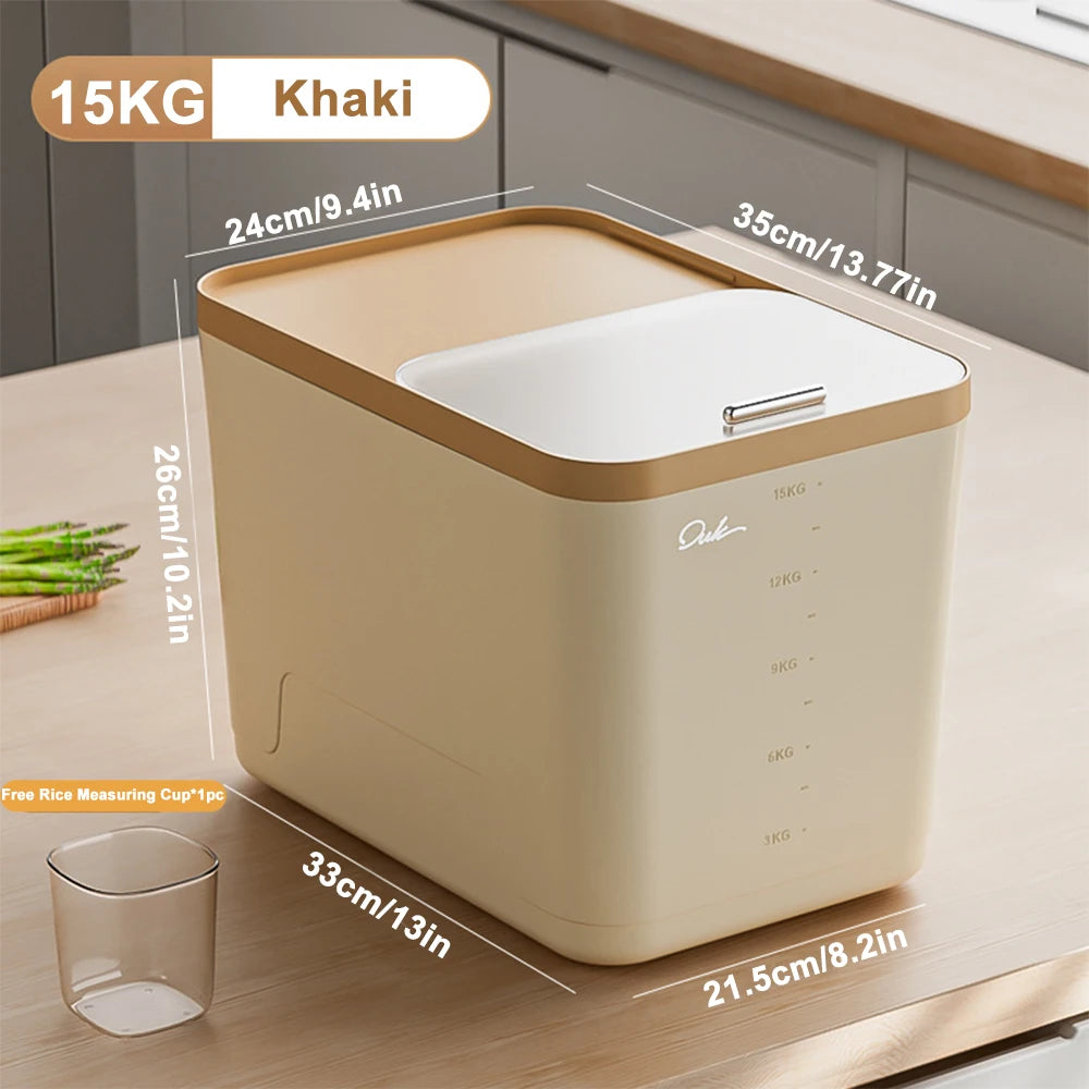flour storage container - product view 3