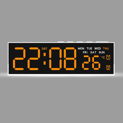 Digital Alarm Clock with Mood Light, Dual Alarm, Snooze, Temperature Display, 3-Level Brightness and USB Power - product view 2
