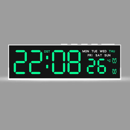 Digital Alarm Clock with Mood Light, Dual Alarm, Snooze, Temperature Display, 3-Level Brightness and USB Power - product view 3