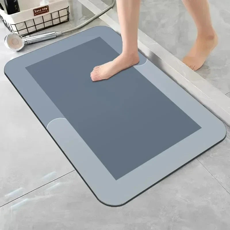 Bath Mat, Super Absorbent Fast-Drying Non-Slip PE Floor Mat for Bathroom, Shower, Laundry, Bedroom, Kitchen or RV - product view 3
