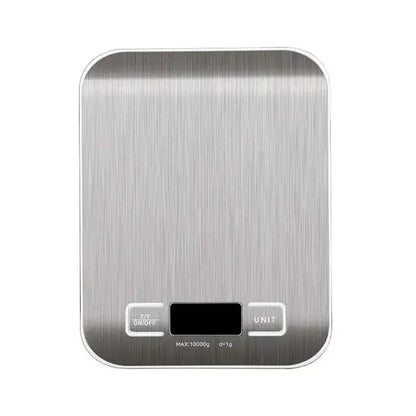 Digital Kitchen Scale, Stainless Steel Rectangle Food Scale with LED Display, 1g Options for Baking and Meal Prep - product view 2