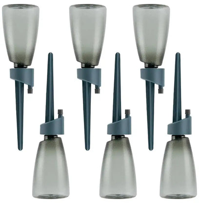 Plant Watering Globes, 6-Piece Automatic Drip Irrigation Spikes with Adjustable Slow Release for Indoor, Balcony and Outdoor Pots - product view 1