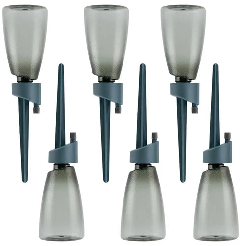 Plant Watering Globes, 6-Piece Automatic Drip Irrigation Spikes with Adjustable Slow Release for Indoor, Balcony and Outdoor Pots - product view 1
