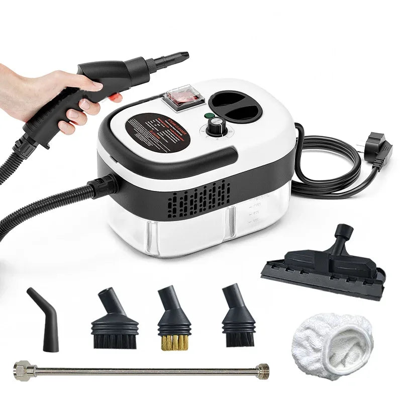 Handheld Steam Cleaner, High-Temperature 6-Level Steam Control, Non-Slip Handle, EU Plug, 220V for Home Cleaning - product view 1