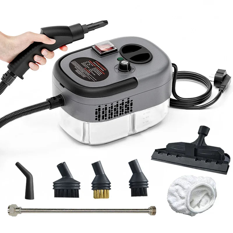 Handheld Steam Cleaner, High-Temperature 6-Level Steam Control, Non-Slip Handle, EU Plug, 220V for Home Cleaning - product view 2