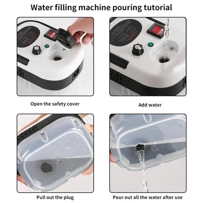 Handheld Steam Cleaner, High-Temperature 6-Level Steam Control, Non-Slip Handle, EU Plug, 220V for Home Cleaning - product view 4