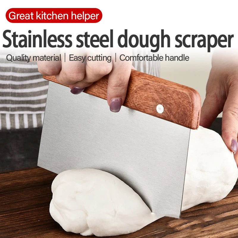stainless dough scraper - product view 2
