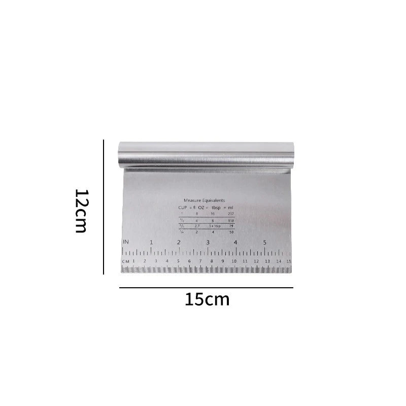 stainless dough scraper - product view 1