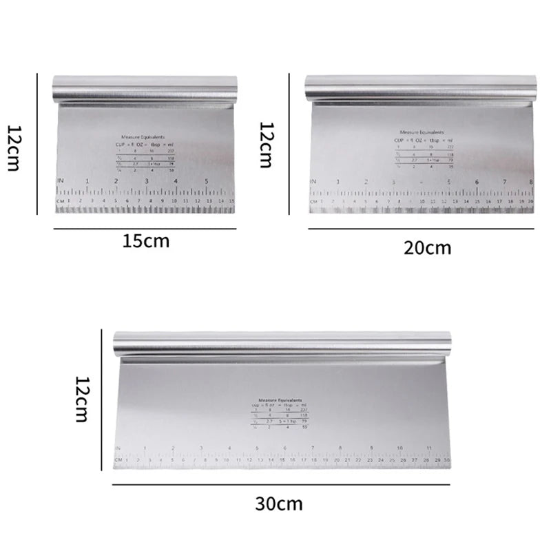 stainless dough scraper - product view 2