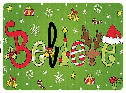 Printed Anti-Fatigue Floor Mat, 100% Polyester, PVC Non-Slip Backing, Four Sizes for Kitchen, Bathroom, Bedroom and Indoor Use - product view 1