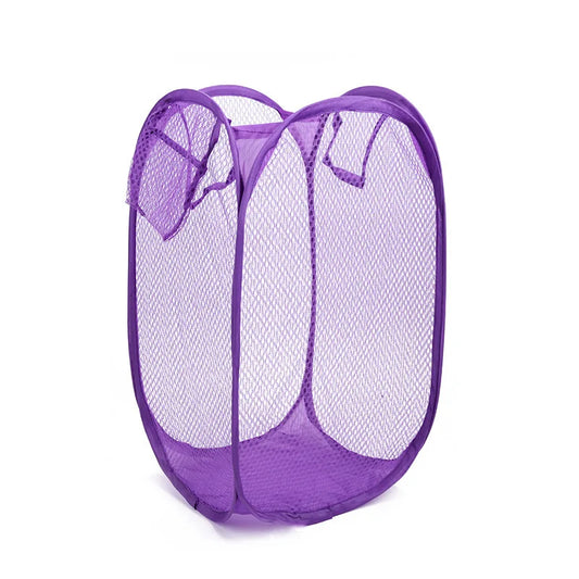 Foldable Mesh Laundry Basket, Breathable Large 40 x 40 x 70 cm Design, XXL Size for Clothes and Household Storage - product view 1