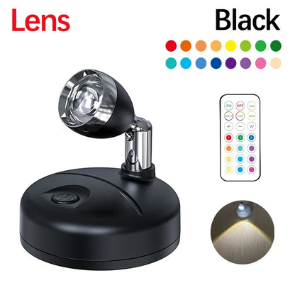LED Picture Light, Remote Control, 13 Lighting Modes, Dimmable Magnetic Wall Lamp, AA Battery Powered for Artwork - product view 2