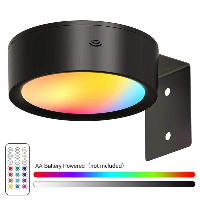 LED Picture Light, Remote Control, 13 Lighting Modes, Dimmable Magnetic Wall Lamp, AA Battery Powered for Artwork - product view 6