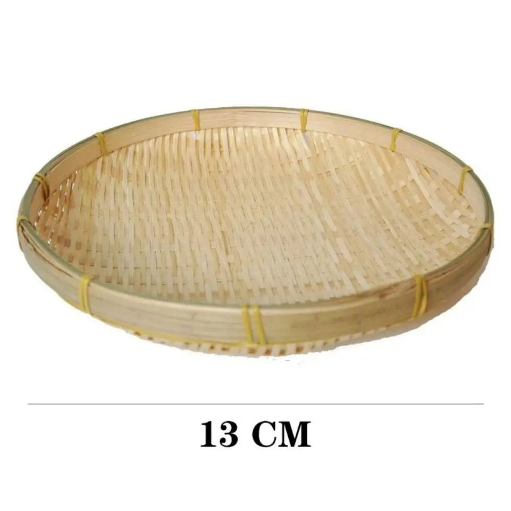 Stackable Decorative Basket Tray, Multiple-Use Plastic Woven-Style Tray in 13–30 cm Sizes for Serving and Home Décor - product view 1