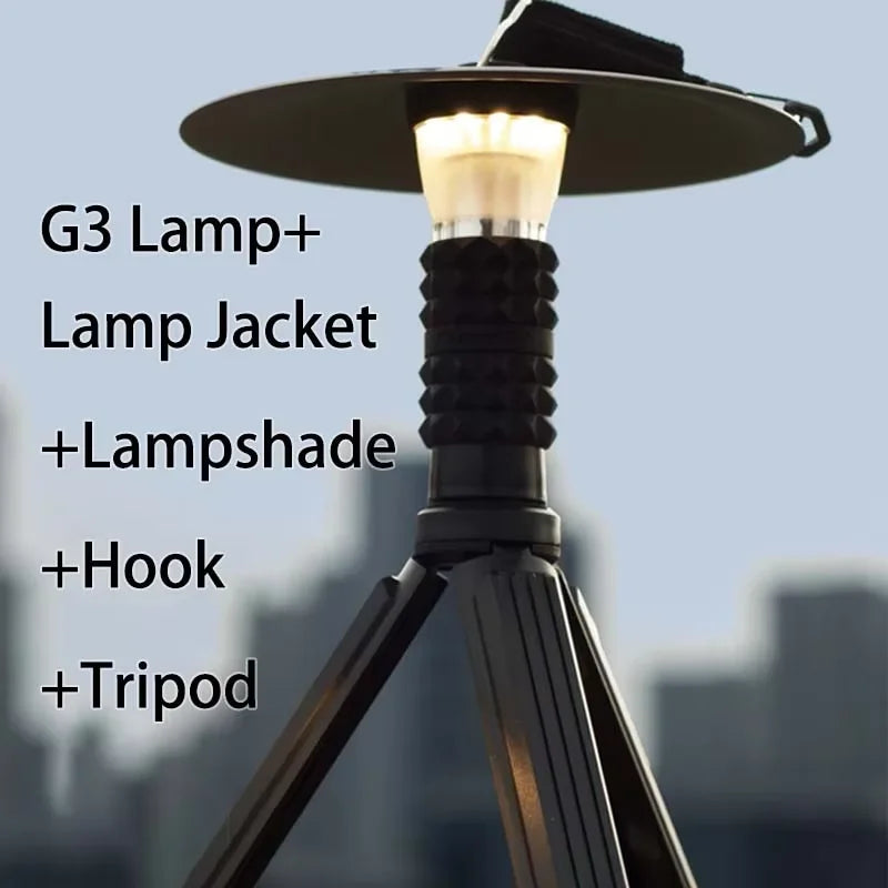 LED Camping Lantern, 3000 mAh Long-Life Lighthouse Light with Lamp Set and RGB Version Options for Tents and Hiking - product view 2