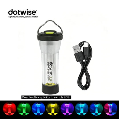 LED Camping Lantern, 3000 mAh Long-Life Lighthouse Light with Lamp Set and RGB Version Options for Tents and Hiking - product view 3