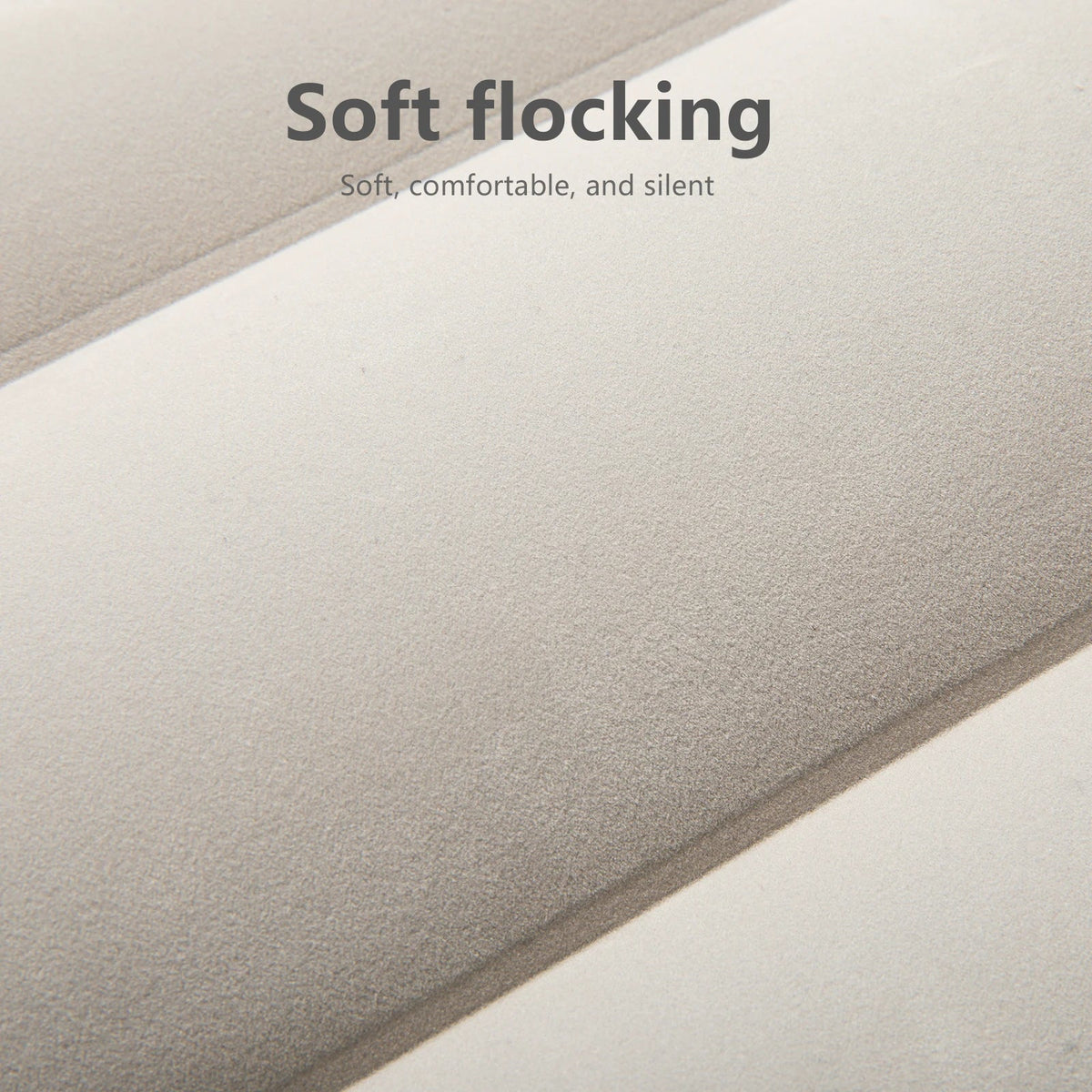 Inflatable Travel Pillow, Compressible Folding Neck Cushion, Flocking PVC, 44 × 27 × 6 cm for Camping and Hiking - product view 4