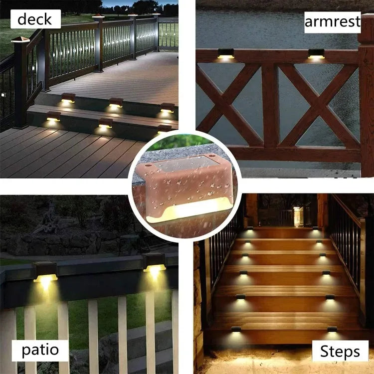 solar fence light - product view 5