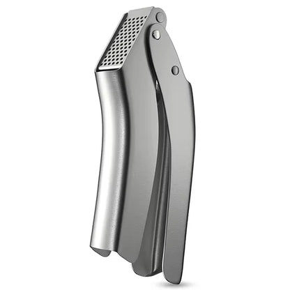 Stainless Steel Garlic Press, Heavy-Duty 304 Steel Mincer with Ergonomic Handle, No-Peel Design and Swing-Out Sleeve - product view 1