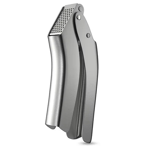 Stainless Steel Garlic Press, Heavy-Duty 304 Steel Mincer with Ergonomic Handle, No-Peel Design and Swing-Out Sleeve - product view 1