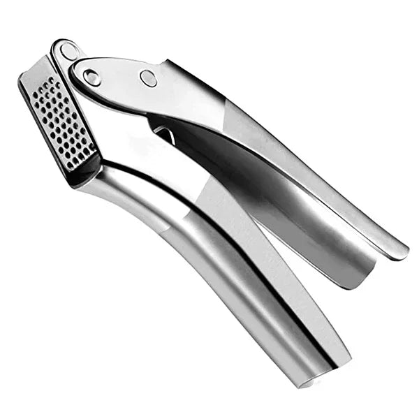 stainless garlic press - product view 2