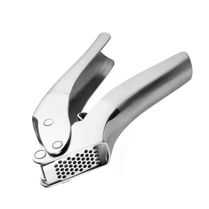 stainless garlic press - product view 3