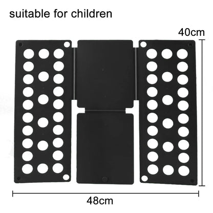 Travel Garment Folder, Plastic Magic Clothes Folding Board, 3-Step Folding Helper for Shirts, Pants, Drawers and Suitcases - product view 1