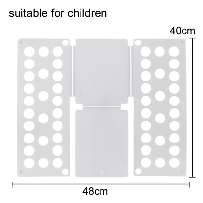 Travel Garment Folder, Plastic Magic Clothes Folding Board, 3-Step Folding Helper for Shirts, Pants, Drawers and Suitcases - product view 3