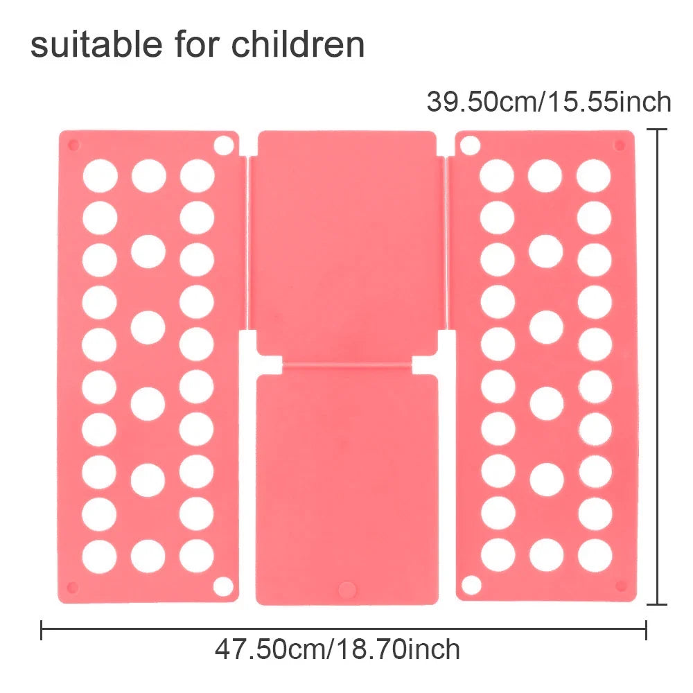 Travel Garment Folder, Plastic Magic Clothes Folding Board, 3-Step Folding Helper for Shirts, Pants, Drawers and Suitcases - product view 5