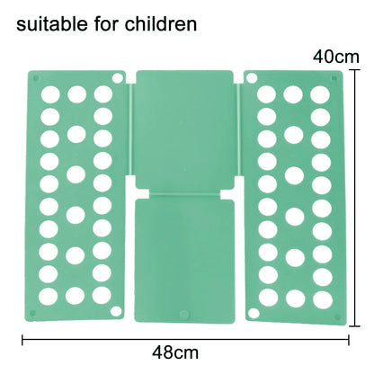 Travel Garment Folder, Plastic Magic Clothes Folding Board, 3-Step Folding Helper for Shirts, Pants, Drawers and Suitcases - product view 6