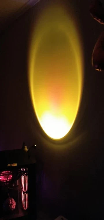 USB Sunset Projection Lamp, LED Mood Light with 14 Modes for Bedroom, Living Room, Wall Decor and Photography - product view 5