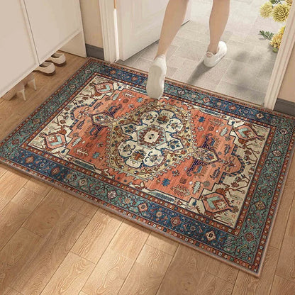 Bohemian Outdoor Doormat, Anti-Slip 100% Polyester Machine-Made Entry Rug in 30x50cm, 40x60cm or 50x80cm - product view 3