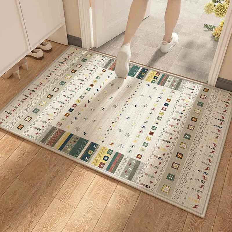 Bohemian Outdoor Doormat, Anti-Slip 100% Polyester Machine-Made Entry Rug in 30x50cm, 40x60cm or 50x80cm - product view 6