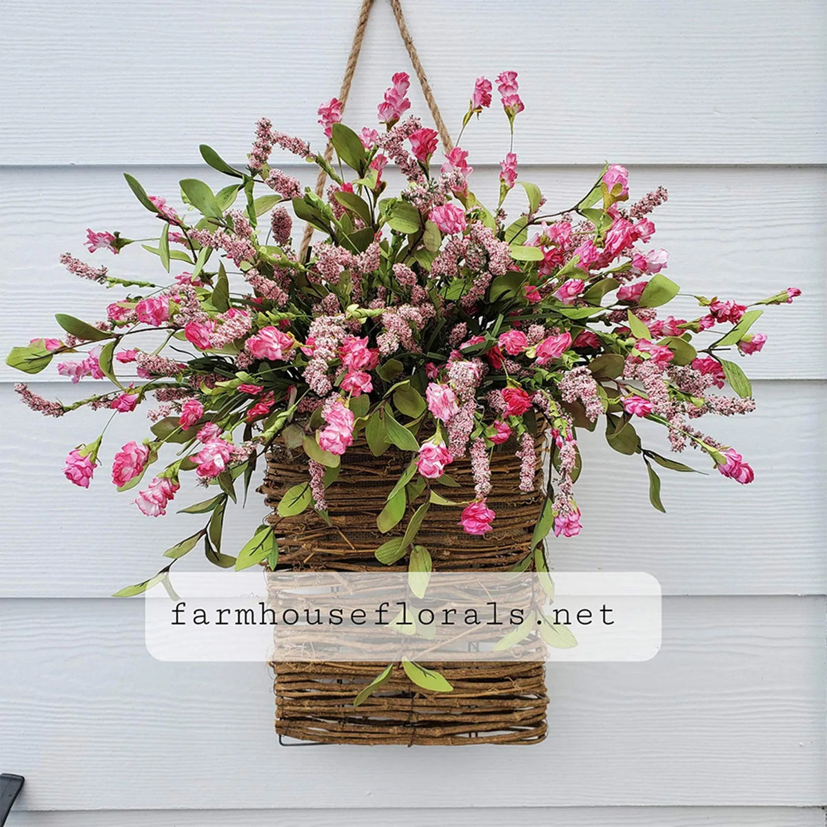 spring floral garland - product view 3