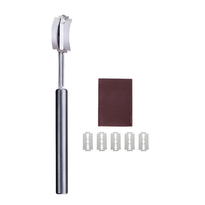 Plastic Dough Scraper and Bread Cutter Set, Curved Cutting Tool with Five Blades for Baking, Pastry and Pizza - product view 6