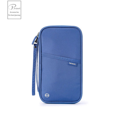 RFID Blocking Passport Holder, Solid Travel Document Organizer, Ticket and Card Wallet in Six Color Options - product view 1