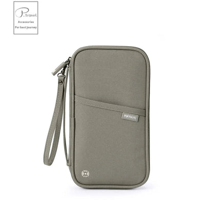 RFID Blocking Passport Holder, Solid Travel Document Organizer, Ticket and Card Wallet in Six Color Options - product view 3