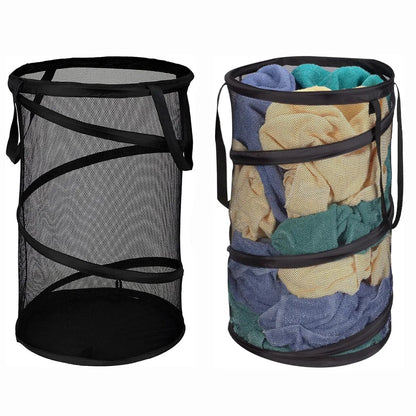 Foldable Laundry Basket, 75L Extra-Large Mesh Hamper with Handles, Collapsible Polyester Storage for Home, Dorms and Travel - product view 4
