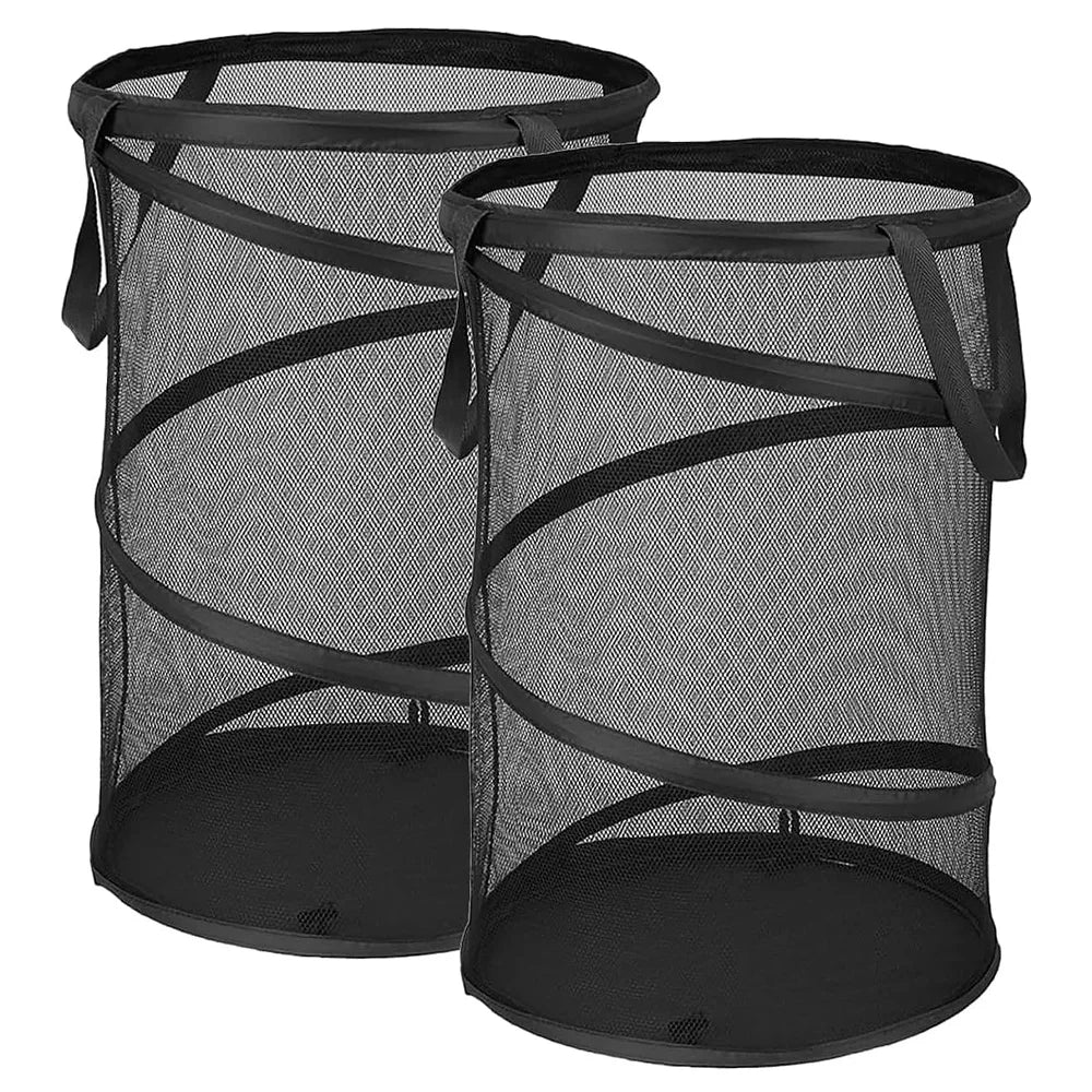Foldable Laundry Basket, 75L Extra-Large Mesh Hamper with Handles, Collapsible Polyester Storage for Home, Dorms and Travel - product view 5