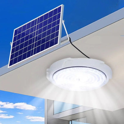 Solar Ceiling Light, Self-Contained LED Courtyard Light with Included Battery and Bulb, 60W to 500W Options for Indoor or Outdoor Use - product view 6