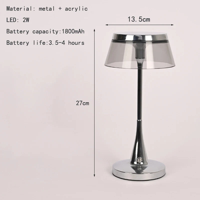 rechargeable table lamp - product view 3