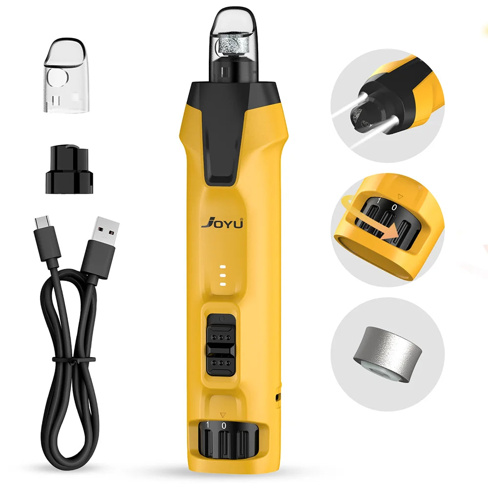 rechargeable pet nail grinder - product view 5