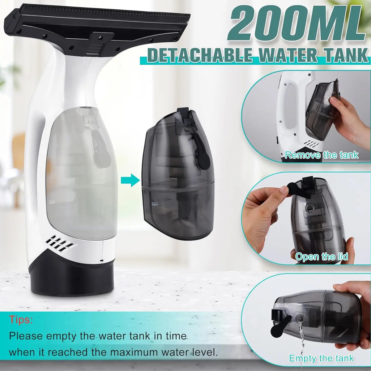 window squeegee vacuum - product view 4
