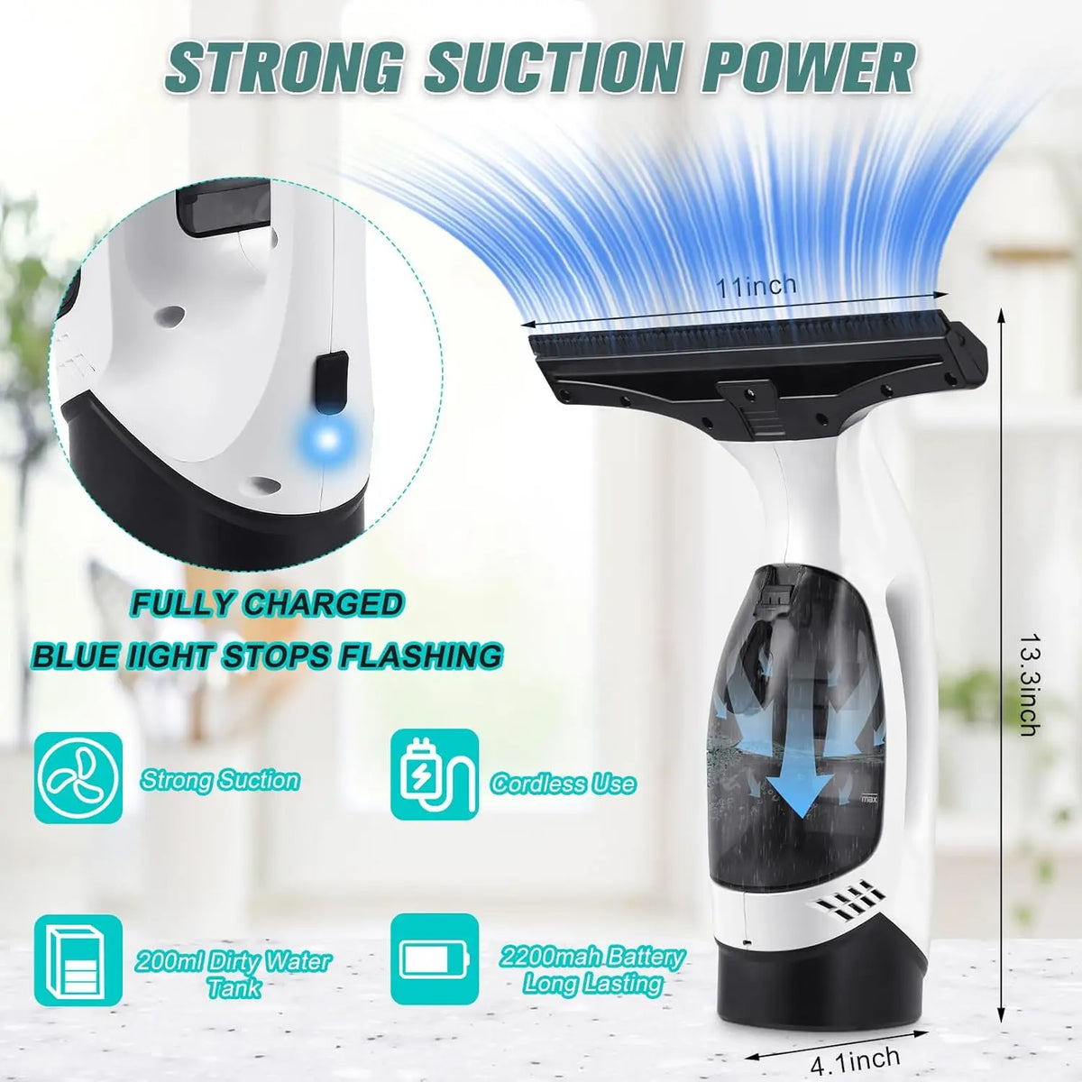 window squeegee vacuum - product view 5