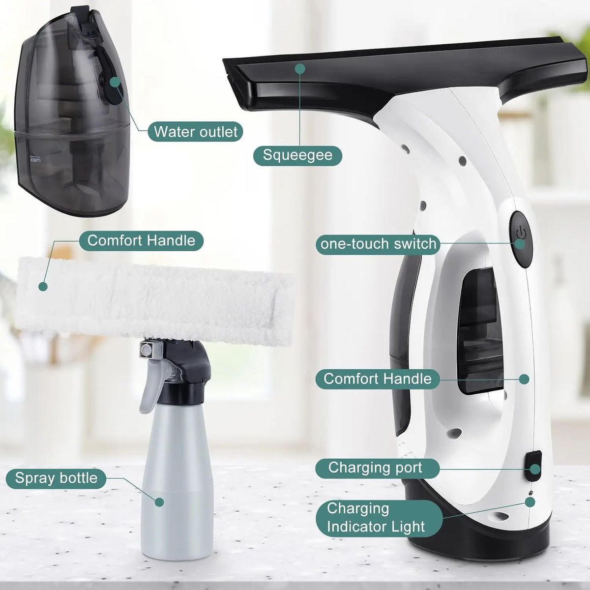 window squeegee vacuum - product view 6