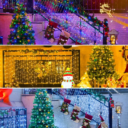Solar String Lights, 8 Lighting Modes, IP65 Outdoor Decor, Warm White, White or RGB, 7m-30m Length Options for Patios - product view 5