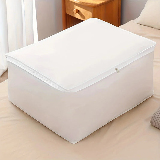 Zippered Quilt Storage Bag, Collapsible PE Bedding Organizer for Blankets and Clothes, Available in Three Sizes - product view 1