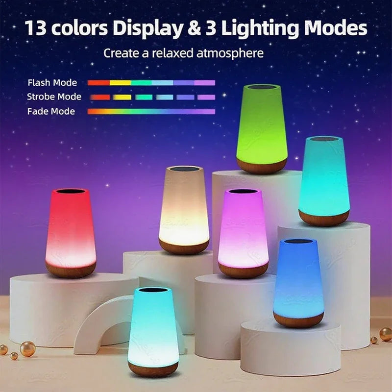 touch control bedside lamp - product view 2